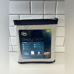 3 Piece Embellished Duvet Set